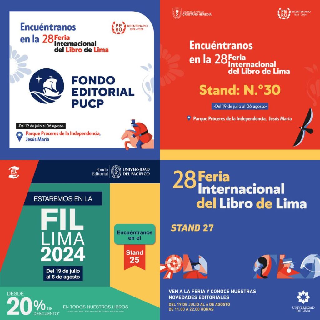 Universidades del Consorcio presentes en la 28° edición de la FIL Lima 2024